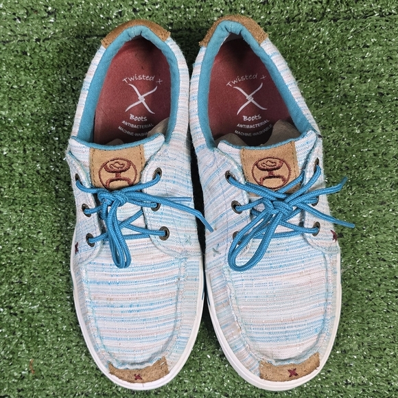 TWISTED X | HOOEY LOPER MOC TOE LACED CANVAS SNEAKERS - Picture 7 of 16